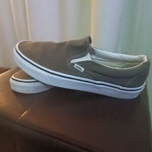 Vans Men's Black Slip-On Loafers